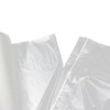 Nicesh Bolsas de basura pequeñas de 4 galones, negras, transparentes