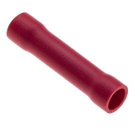Butt Connectors - Pack of 100 Red 19A - Electrical Waterproof Wire Connectors, Tinned Insulated Electrical Crimp Connectors