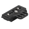 Camera Quick Release Base Plate with 1/4in 3/8in Threads for