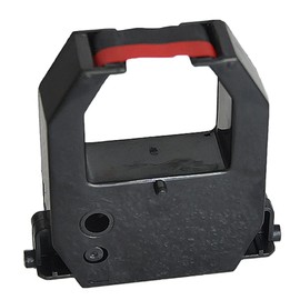 (2 Pack) JMIUHACOU Time Clock Replacement Ribbon for JM880,TS80,T4U,Black Ink, Time Stamp Replacement Ribbon (Red&Black)