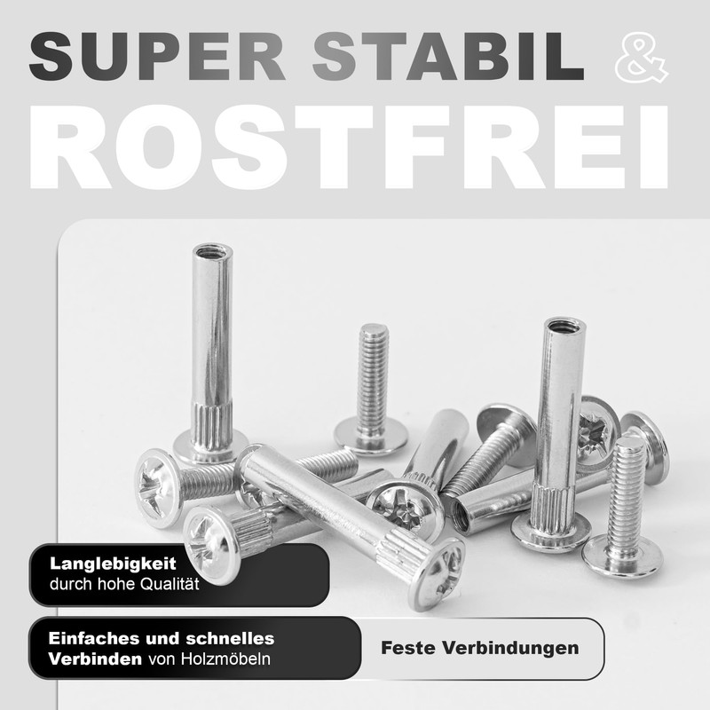 NIMA PARTS Connecting Screws - Pack of 20 Rustproof -