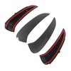 Pair of Rear Bumper Side Vent Spoiler Trim Left Right
