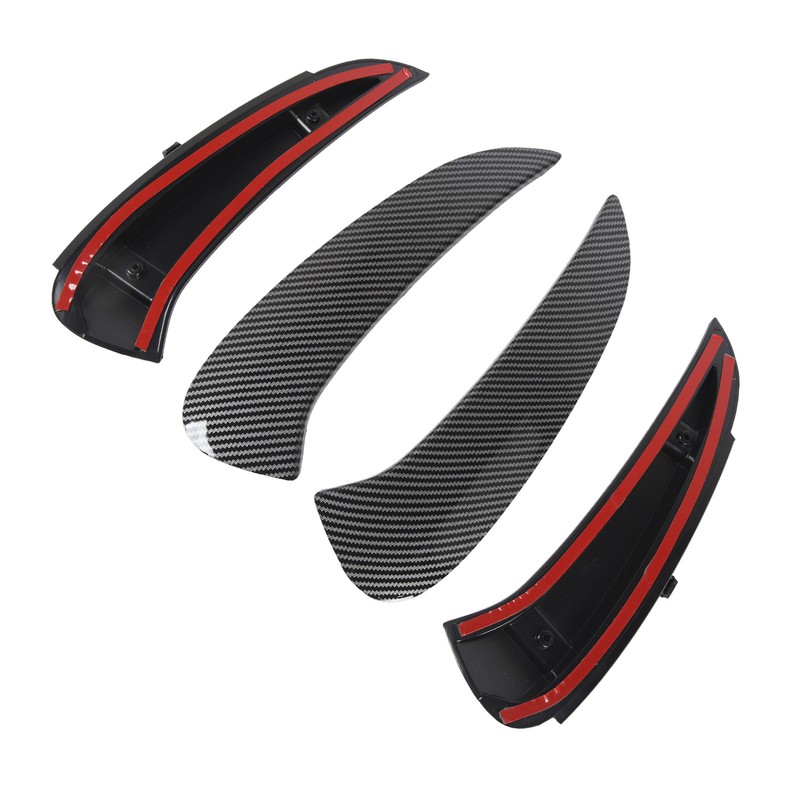 Pair of Rear Bumper Side Vent Spoiler Trim Left Right