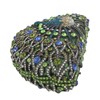 Boutique De FGG Peacock Crystal Clutch Bag Women Formal Evening