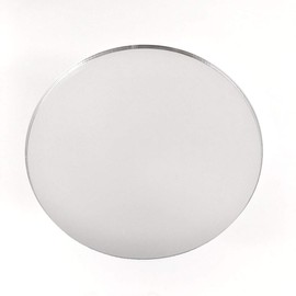 AcrylicBlank Acrylic Silver Mirror Circle Disc Round, Set of 4 Pieces (1/8" Thick Silver Mirror, 2.5" Diameter)