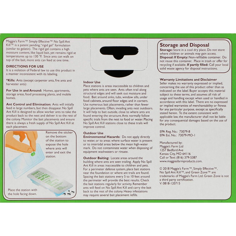 Maggies Farm Ant Bait Station,MNSK625
