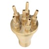 Copper Water Fountain Nozzle Direct Spraying Universal Adjust Pool Sprinkler