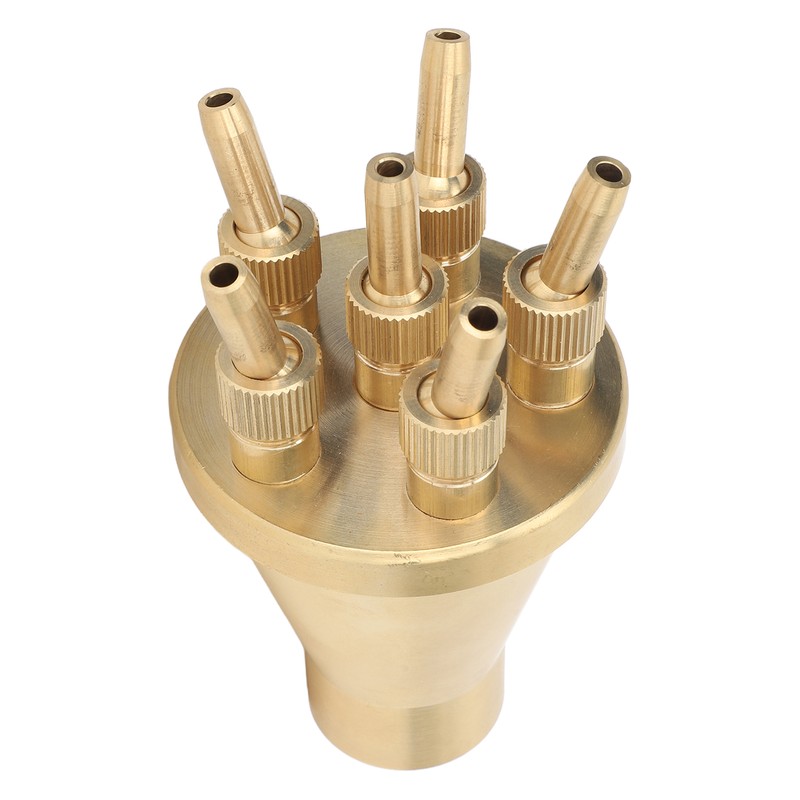 Copper Water Fountain Nozzle Direct Spraying Universal Adjust Pool Sprinkler