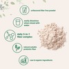 Micro Ingredients Organic Triple Fiber Powder, 2 lb | 3-in-1