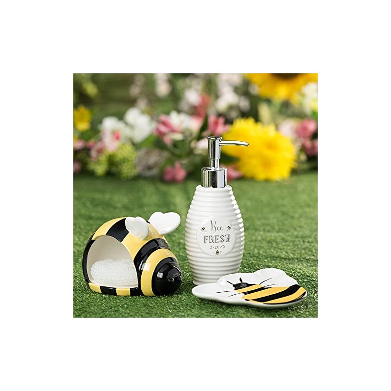 English Tableware Co. Bee Happy Soap Dispenser