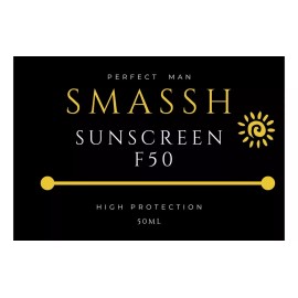 Smassh Protector Solar Facial Para Hombre F50 50ml Efecto Mate