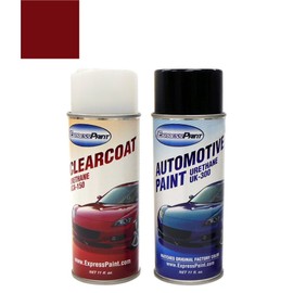 ColorRite Aerosol for Honda Ridgeline Automotive Touch-up Paint - Dark Cherry Pearl Clearcoat R-529P - Color+Clearcoat Package