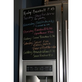 Chalkboard Refrigerator Sticker or Chalkboard Cabinet Sticker