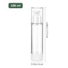Beavorty 10pcs Empty Refillable Airless Pump Bottle 100ML Travel Foundation