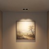 Opulux 3" Square 24W LED Dimmable Recessed Lighting Downlight, Home
