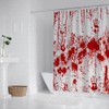 Careyoungs Bloody Hand Shower Curtain Halloween Theme Help Me Horror