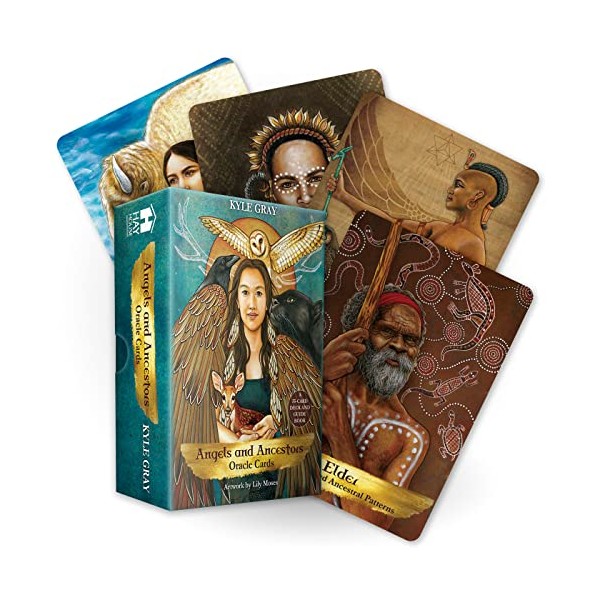 Angels and Ancestors Oracle Cards: A 55-Card Deck and Guidebook