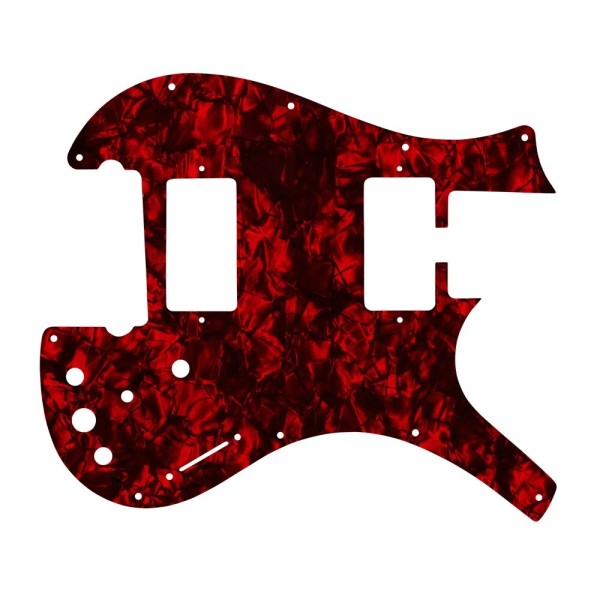 wd Pickguard For Parker Dual Humbucker Nitefly M red pearl
