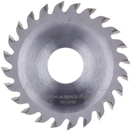 Alloy Saw Blade Woodworking 24 Tooth Wood Cutting Vertical Milling Slotting Blade 125x35x3‑24T