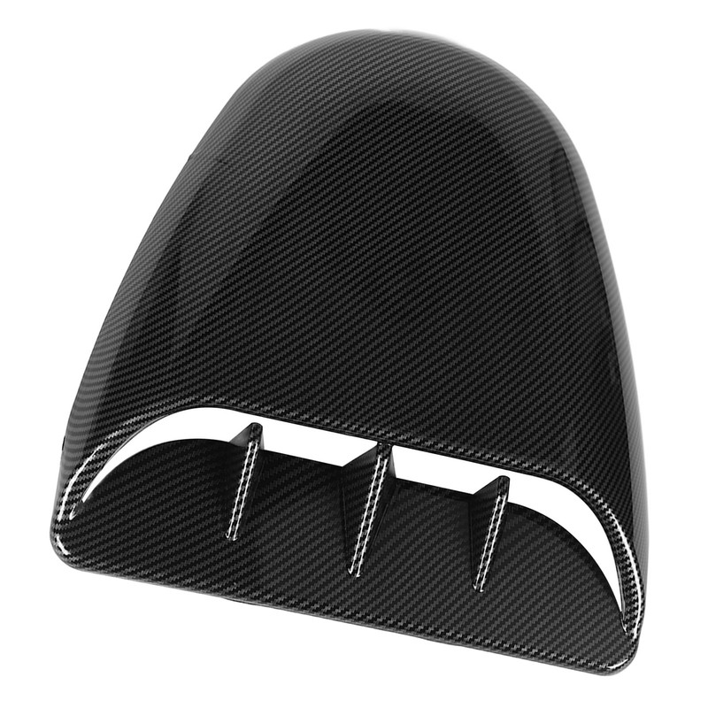 Engine Hood Vent Trim 35.5 X 32cm Carbon Fiber Style
