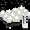 Homemory 12pcs Remote Candles, Timer Candles, 400+Hours Flickering Flameless Battery