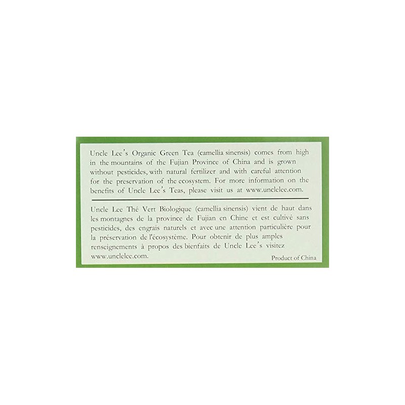 Uncle Lee'S Legends Of China Organic Green Tea - 100