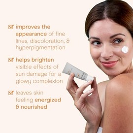 Baebody Made in USA Vitamin C Face Moisturizer - Travel Size Brightening Vitamin C Cream Moisturizer with Jojoba Oil - Anti Aging and Hydrating (0.5 f