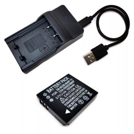 For Leica Battery / Charger For Leica BP-DC4 BC-DC4 BC-DC4-E C-LUX1 D-LUX2 D-LUX3 D-LUX4 - 1x Battery + 1x Charger