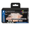 STAEDTLER Brush Pen Pigment Arts, Premium Drawing Ink, Brush Tip