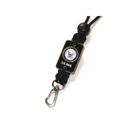 Navy Lanyard for Office Badge, US Navy Lanyard, US Navy Paracord Lanyard, Military Lanyard, Paracord Lanyard, Paracord Neck ID Lanyard, Office Badge Lanyard with Swivel Hook