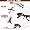 ZESAKER Reading Glasses for Women Men, Retro Round Frame Blue