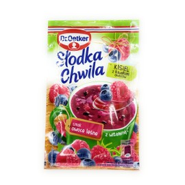Dr Oetker Slodka Chwila Kisiel Forest Fruit 5-pack 5x31.5g/5x1.1oz Eastern European Jelly Dessert