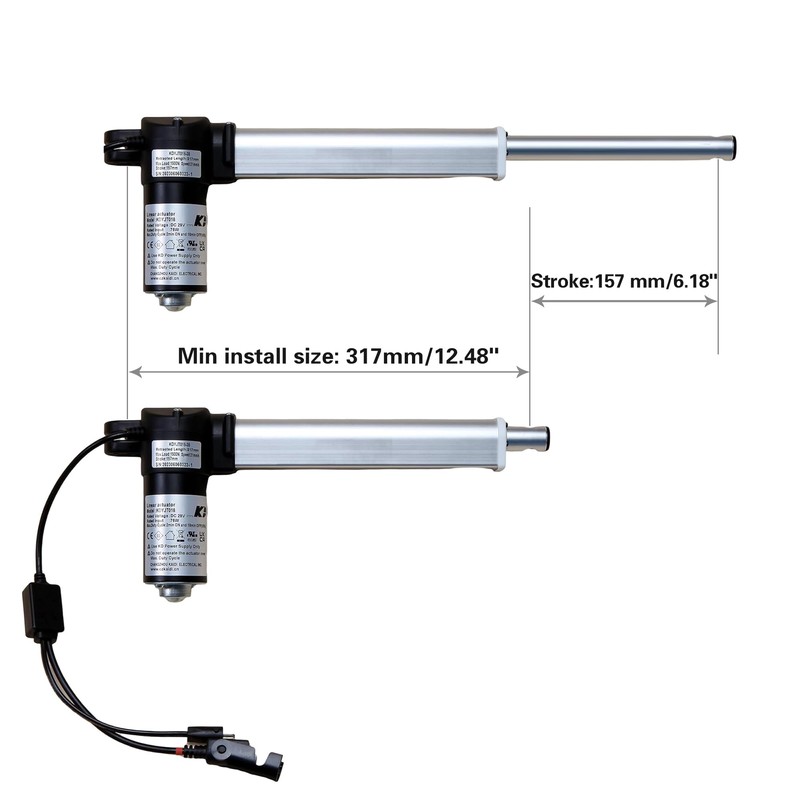 Linear Actuator Kaidi Model KDYJT018-35 Power Recliner Lift Chairs Motor