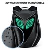 Led Backpack with Programmable Screen, App Control DIY Owl Eyes