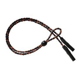 Braided Leather Sport Eyeglass and Sunglass Keeper Retainer Strap (Unisex)