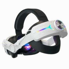 Diamondo 7 en 1 Accessoris - Juego de máscara para la cabeza RGB para OculusMeta Quest 3                                                              