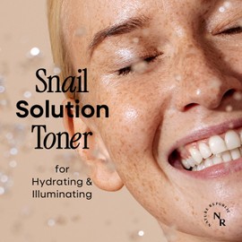 Nature Republic Snail Mucin Toner – Hydrating & Repair Toner with Niacinamide, Anti-Aging Facial Toner, Korean Skin Care, 130mL / 4.39 Fl.Oz