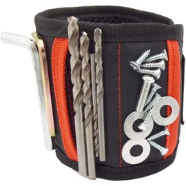 Magnetic Wrist Band - Gifts for Dad - Gadgets for Men - DIY Tools Belt - For Holding Screws - Birthday Gifts - Him Men Dad Gifts Valentines Gifts (10 Magnets)