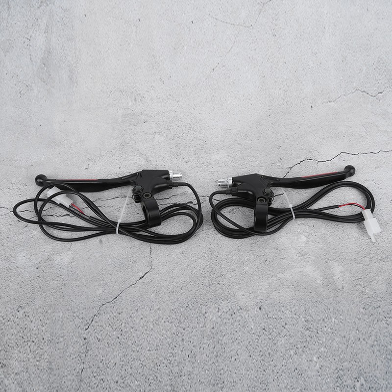 1Pair Electric Bicycle Ebike Metal Handle Brake Lever Replacement Accessory