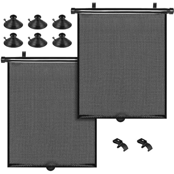PLTCAT 2 Pack Car Sun Shade Side Window for Baby,