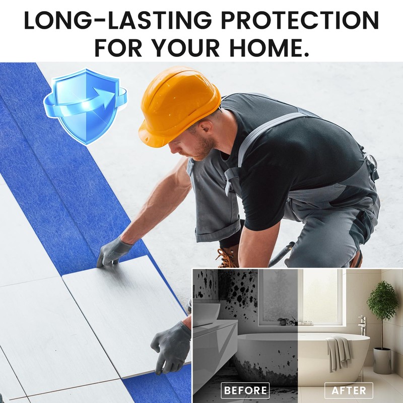 MAXKSOKO 98.4ft x 5in Upgraded Waterproofing Membrane Band 41 Sq