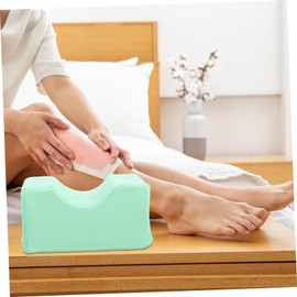 Healeved Ankle Elevation Cushion Green Foot Positioning Pad for Bedridden Care High Density Sponge Support Ergonomic Design for Comfortable Feet Rest and Pressure Relief