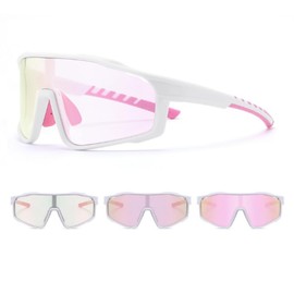 FEISEDY B1243 Sports Sunglasses, Polarized Dimming, Discoloring, Biking, Fishing, Baseball, Running, Cycling, Golf Goggles