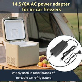 AC Car Refrigerator Power Cord Compatible with Alpicool, Bodega, Euhomy, BougeRV, ARB, ICECO, Setpower, JoyTutus for Most Portable Car Fridge