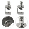 [Set of 2 Strong Stainless Steel C Clamps] Essential DIY