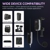 MICNAUX UHF Wireless Violin Microphone System, Rechargeable Clip-on Instrument Microphones