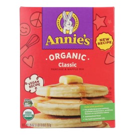 UD_Make Annie's Organic 26 oz Halal Certified Pancake & Waffle Mix Pastry Powder in Bag Case of 8