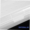 OHPHCALL Box of Manicure Tools Nail Organizer Nail Bits Clear