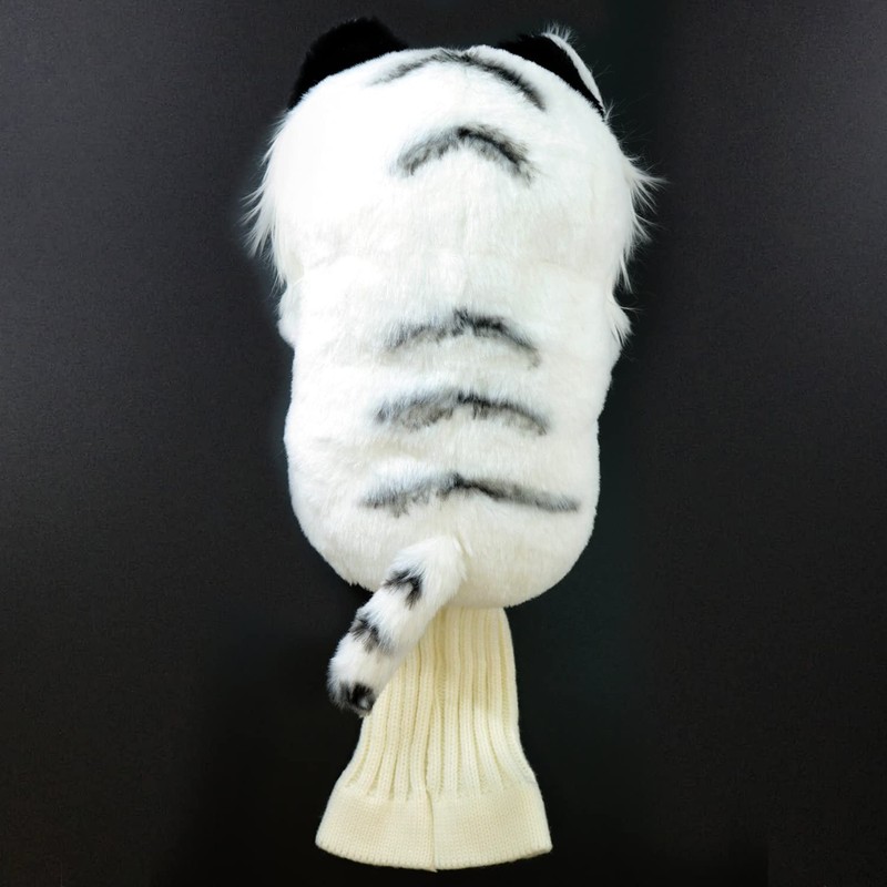 Cute Sale Headcover Golf Club White Tiger H0026