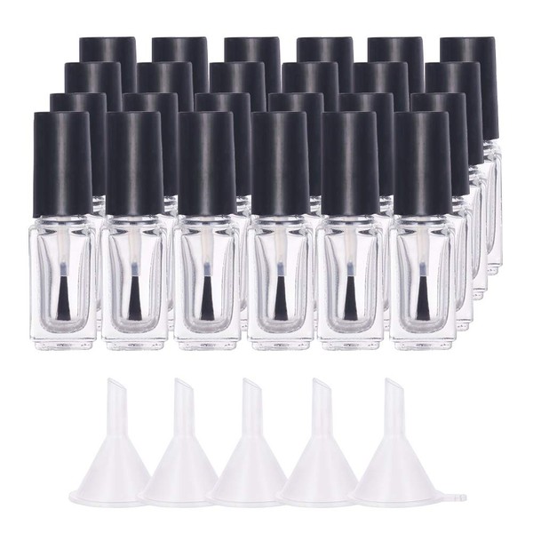 BENECREAT - Botellas de Esmalte de uñas vacías de Vidrio
